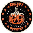 creepy country pumpkin skull Slack emoji