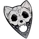 cat skull mask Slack emoji