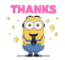 minionthanksq Slack emoji