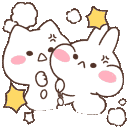 rabbit bear cheer sparkle Slack emoji