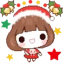 chibi santa wink Slack emoji