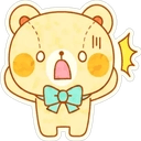 bear gasp bowtie Slack emoji