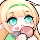 anime girl lollipop pout Slack emoji