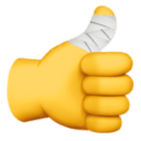 broken thumb Slack emoji