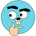 gopher think Slack emoji