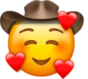 cowboy hearts Slack emoji