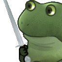 froggo swordq Slack emoji