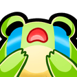 froggy cry q Slack emoji