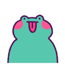 froggy tongueq Slack emoji
