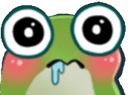 froggy droolq Slack emoji