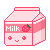 pink milkq Slack emoji
