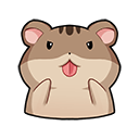 chipmunk tongueq Slack emoji