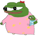 pepe mom dress baby Slack emoji