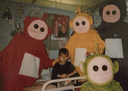 teletubbies group pose Slack emoji