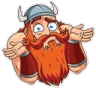 viking shrugq Slack emoji