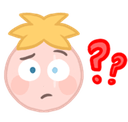butters confusedq Slack emoji
