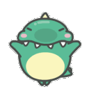dinosaur hugq Slack emoji