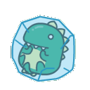 dinosaur coldq Slack emoji