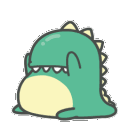 dinosaur shyyq Slack emoji