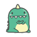 dinosaur angryq Slack emoji