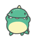 dinosaur naughtyq Slack emoji