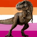dino lesbianq Slack emoji