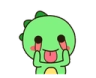 dinogreen q Slack emoji
