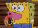 spongebob lickingq Slack emoji