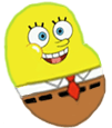 spongebob beanq Slack emoji