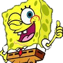 spongebob thumbq Slack emoji