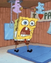 spongebob exercicesq Slack emoji