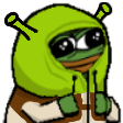 peepo shrekq Slack emoji