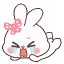 bunny cryingq Slack emoji