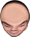 big head smile squint Slack emoji