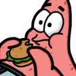 patrick hungry q Slack emoji