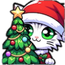 xmas catq Slack emoji