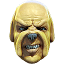 snarling bulldog face Slack emoji