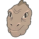 dino smug smile Slack emoji