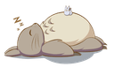 sleeping totoroq Slack emoji