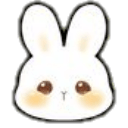 bunny blush smile Slack emoji