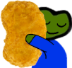 frog hug nugget Slack emoji