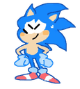 sonic confident pose Slack emoji
