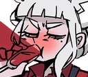lucifer spiting wineq Slack emoji