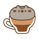 coffee pusheenq Slack emoji