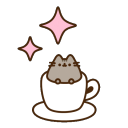 pusheen cupq Slack emoji