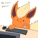 flareon typingq Slack emoji