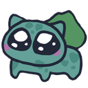 bulbasaur cryq Slack emoji