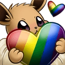eevee prideloveq Slack emoji