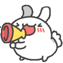 bunny announceq Slack emoji