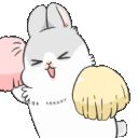 bunny cheerq Slack emoji